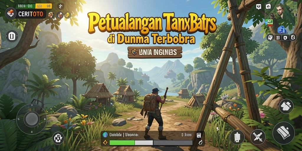 Tampilan gameplay <strong>CERITOTO</strong> yang menakjubkan dalam dunia Open World.