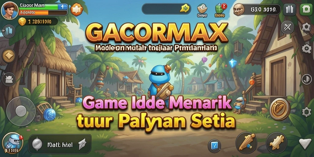 Screenshot GACORMAX menampilkan gameplay Idle yang seru dan interaktif.