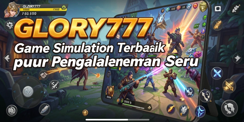 Tangkapan layar gameplay utama GLORY777 yang menunjukkan aksi seru dan interaksi pemain.