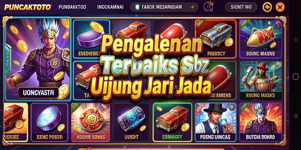 Tangkapan layar gameplay PUNCAKTOTO menampilkan pengalaman slot yang seru.