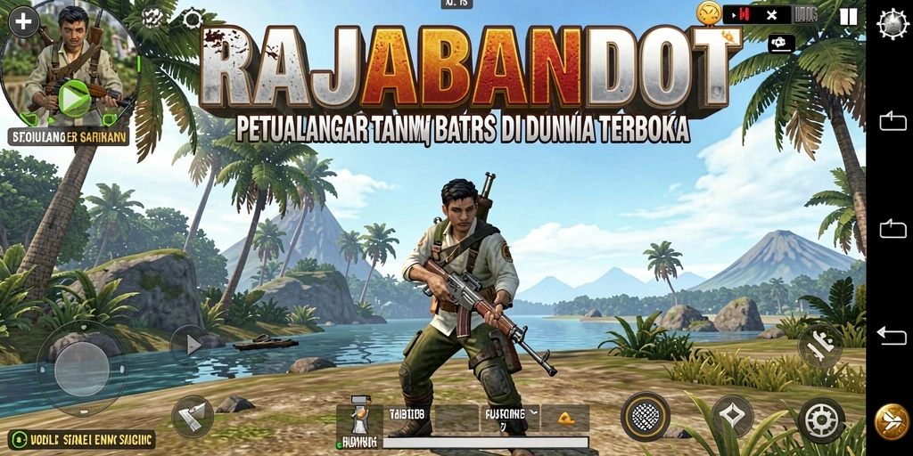 Screenshot gameplay Open World RAJABANDOT menampilkan eksplorasi yang mendalam.