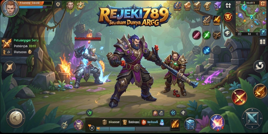 Tangkapan layar gameplay menampilkan aksi seru dalam REJEKI789.