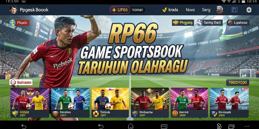 Tampilan gameplay Sportsbook RP66 yang menarik dan interaktif.