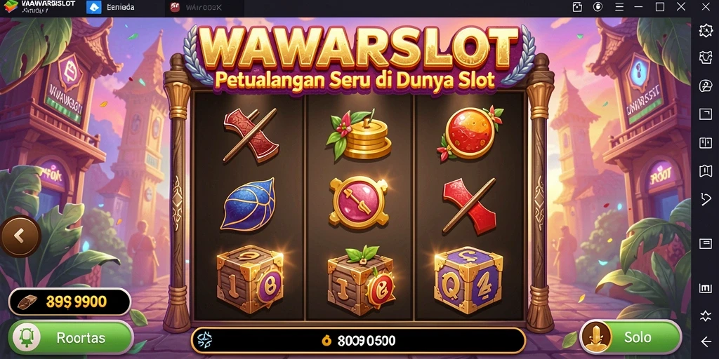 Tampilan gameplay seru WAWARSLOT yang memikat.